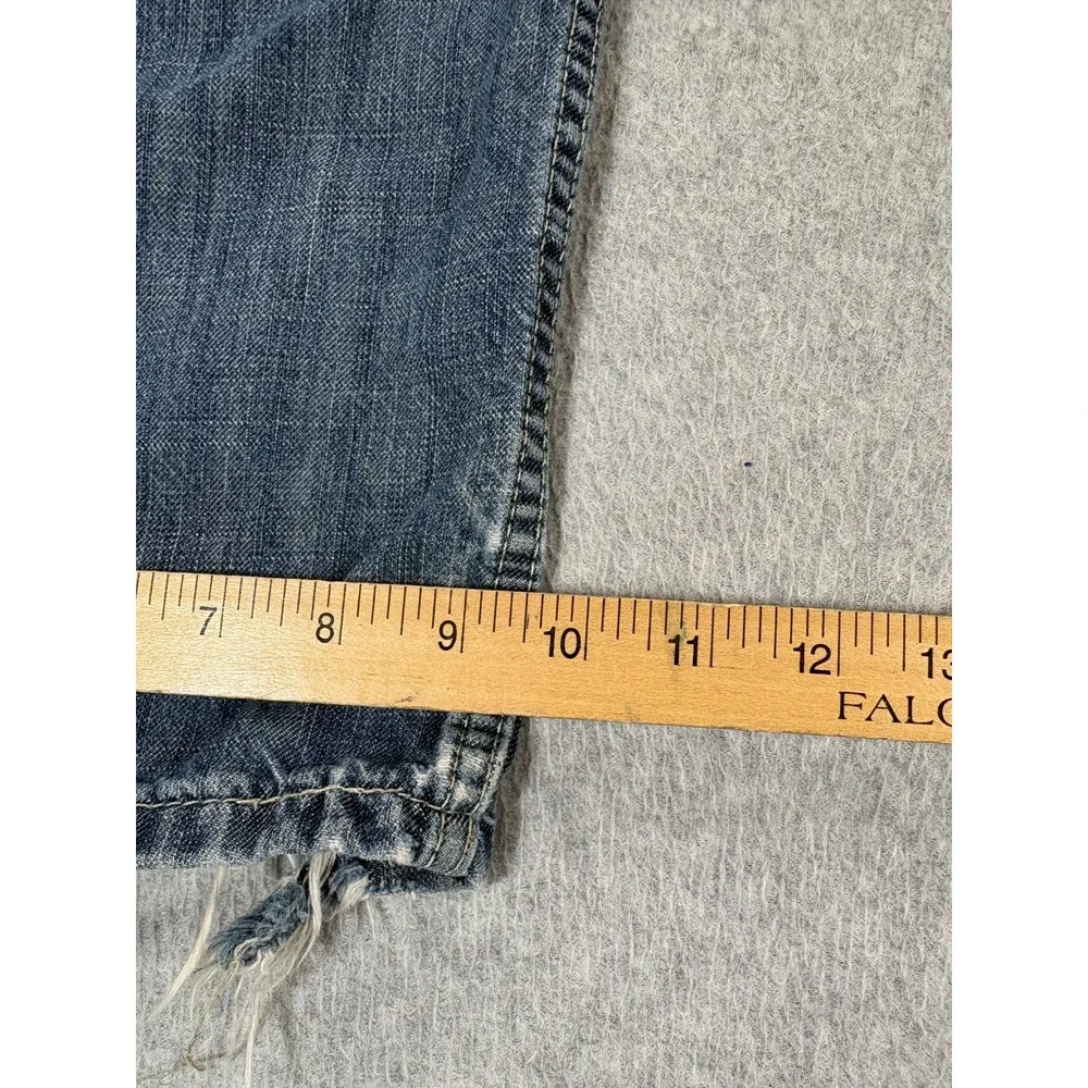 Levi's 569 Destroyed 5 Pocket Jeans‎ (Men's 36x32) Blue